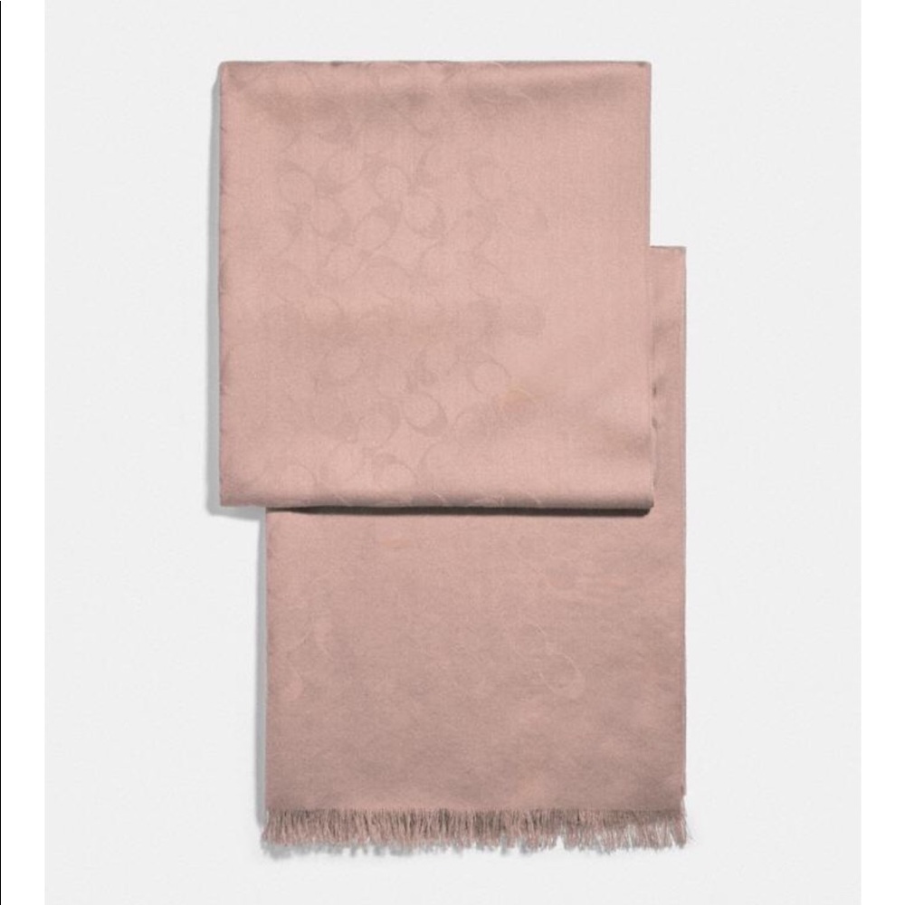 COACH Signature Wrap Scarf